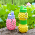 Silicone Pineapple Foldable Bottle for Kids